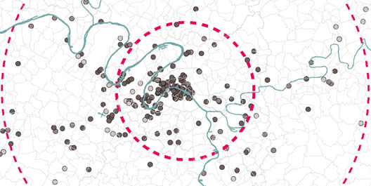 MVRDV Livret chantier 1&2 p.189 : Carte des équipements culturels