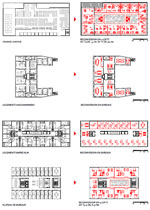 Réaménagement des surfaces. © Jean-Nouvel [AJN], Jean-Marie Duthilleul [AREP], Michel Cantal-Dupart [ACD]
