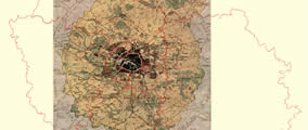 Historique du grand Paris. Plan d'aménagement de la région parisienne et autres études sur la région parisienne. 1934.