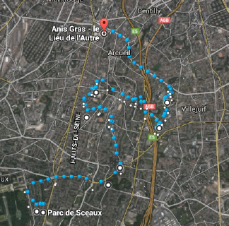 Itinéraire du voyage